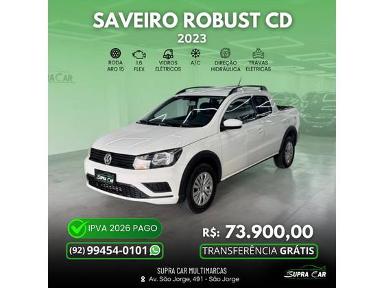 VOLKSWAGEN SAVEIRO 1.6 MSI ROBUST CD 8V FLEX 2P MANUAL